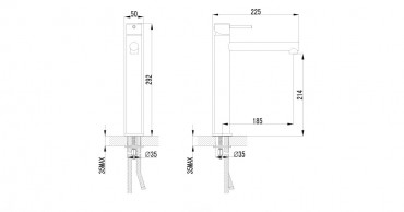 Wellis, Comino, Mosd csaptelep magas, ACS0263