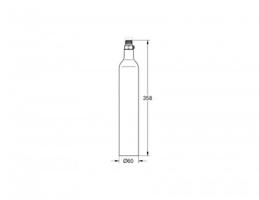Grohe, Blue Home, CO palack, 425g, 40920000