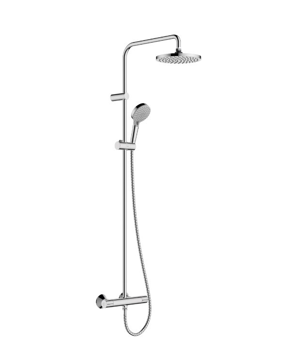 Hansgrohe, Vernis Blend Showerpipe, 200, 1 jet 26276000, Termoszttos zuhanyrendszer, 1,60 m