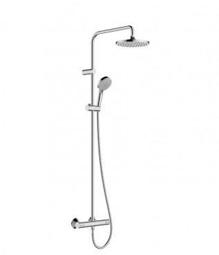 Hansgrohe, Vernis Blend Showerpipe, 200, 1 jet 26276000, Termoszttos zuhanyrendszer, 1,60 m
