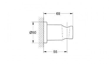 Grohe, Rainshower, fali kzi zuhanytart, 27074000