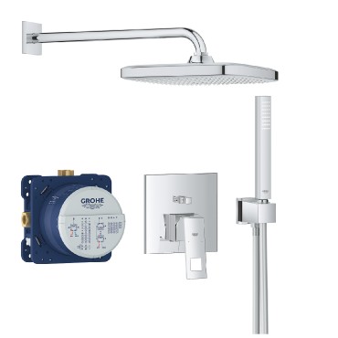 Grohe, Eurocube 25239000, Zuhanyrendszer, Tempesta 250 Cube fejzuhannyal, 1,50 m