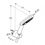 Kludi Freshline, zuhanyszett 3S, feh�r, 6795091-00