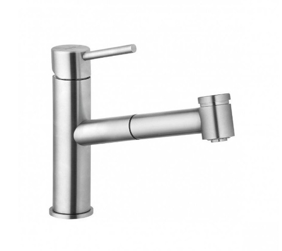 Kludi, Steel egykaros mosogat�csap kih�zhat� kifoly�val, 44851F860