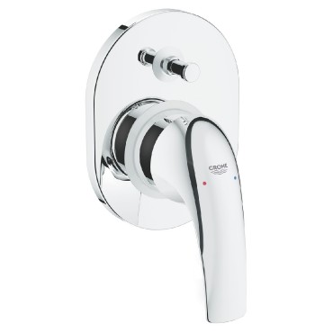 Csaptelep, Grohe, Baucurve 29043000, falsk alatti, egykaros, kd/zuhanycsaptelep