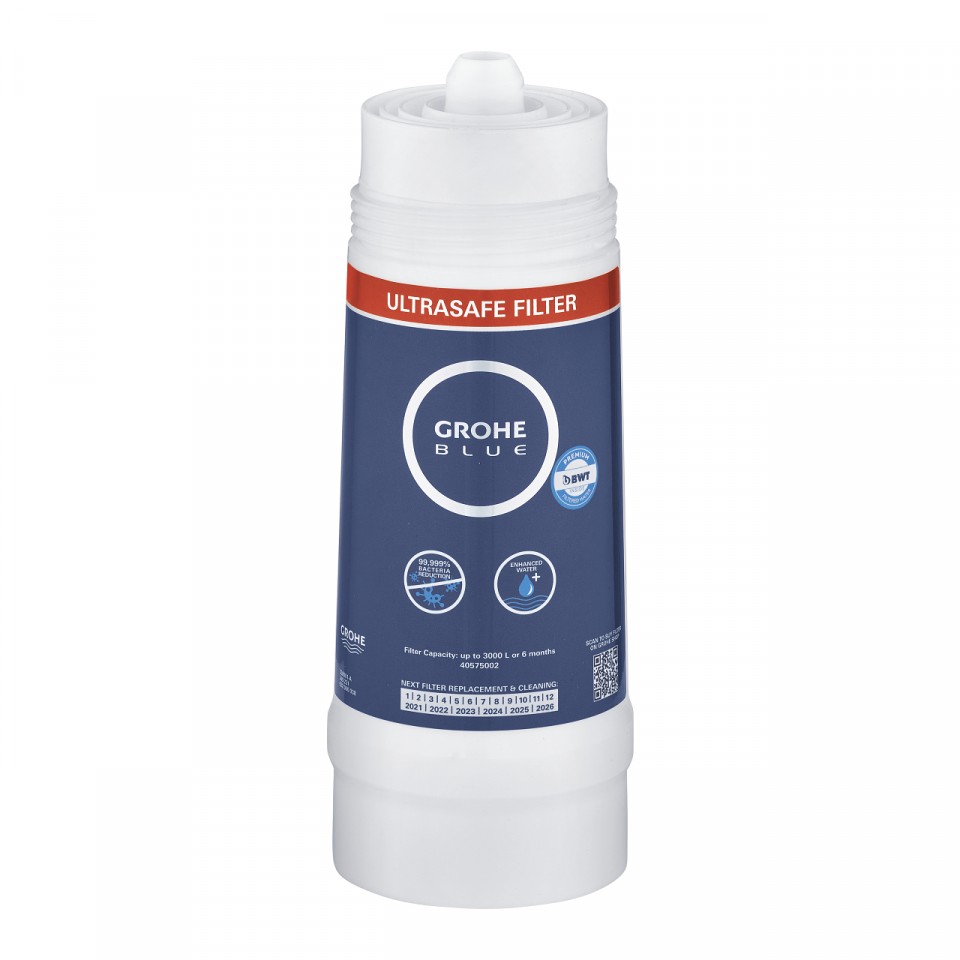 Grohe, Blue Home, UltraSafe Szrfilter, 40575002, kapacitsa 3000 liter 20  dKH vz kemnysgnl