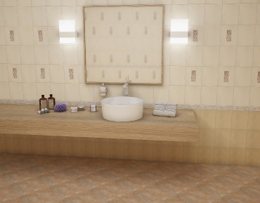 Dekorcsempe, KAI Group, Gyros Beige 20*25 cm 0853 I.o.