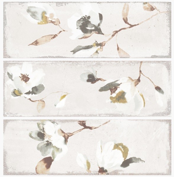 Dekorcsempe, Zalaker�mia, Hana F-62022, 3 db/szett, 20x60 cm