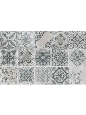 Dekorcsempe, Kai by Marazzi, Capri Patchwork Grey 25*40 cm 5951 I.o.