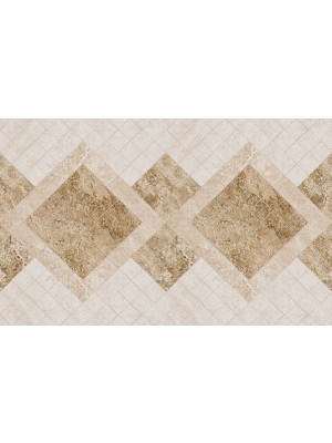 Dekorcsempe, KAI Group, Capri Rhomb Beige 25*40 cm 5952 I.o.