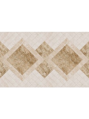 Dekorcsempe, KAI Group, Capri Rhomb Beige 25*40 cm 5952 I.o.