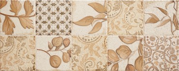 Dekorcsempe, KAI Group, Frame Patchwork Beige 20*50 cm 4870 I.o.