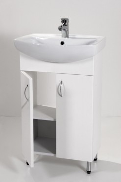 HB Fürdőszobabútor, Standard 65 mosdós fürdőszoba szekrény, 65 cm
