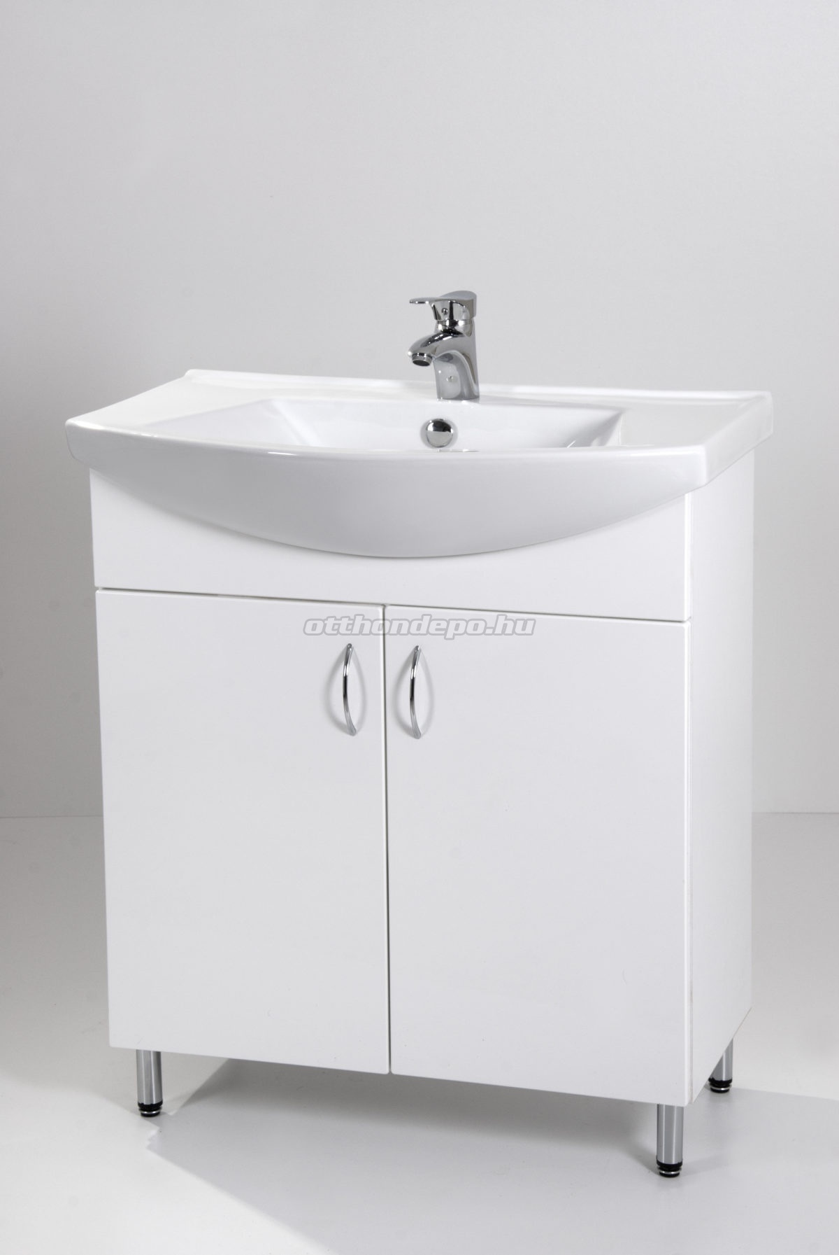 HB Fürdőszobabútor, Standard 75 mosdós fürdőszoba szekrény, 75 cm
