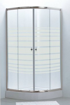 HTB, Murano komplett zuhanykabin tlcval s szifonnal, ves, 80x80, cskos veg, krm keret, 5 mm (8130 stripe), BHS