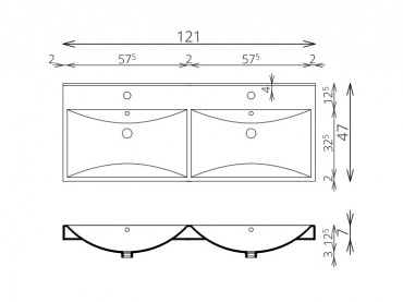 F�rd�szobab�tor, als�szekr�ny mosd�val, tBoss, Noto 120