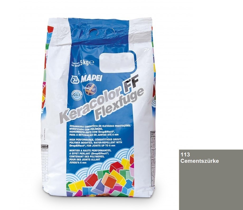 Mapei, Fugz, Keracolor FF Flex cement szrke 113 (5 kg) I.o.