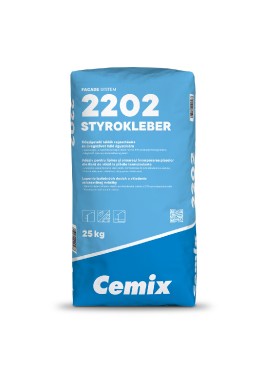 EPS polisztirol ragaszt, Cemix, Styrokleber 2202, 25 kg