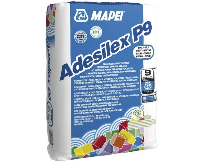 Csemperagaszt�, Mapei, Adesilex P9, flexibilis, 25 kg/zs�k (C2TE)