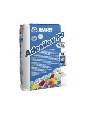 Mapei, Adesilex P9, flexibilis csemperagaszt, 25 kg / zsk C2TE