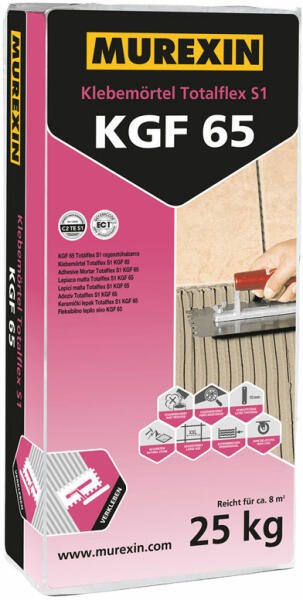 Ragaszt�habarcs, Murexin, KGF 65 TotalFlex S1, 25 kg (C2TE) 