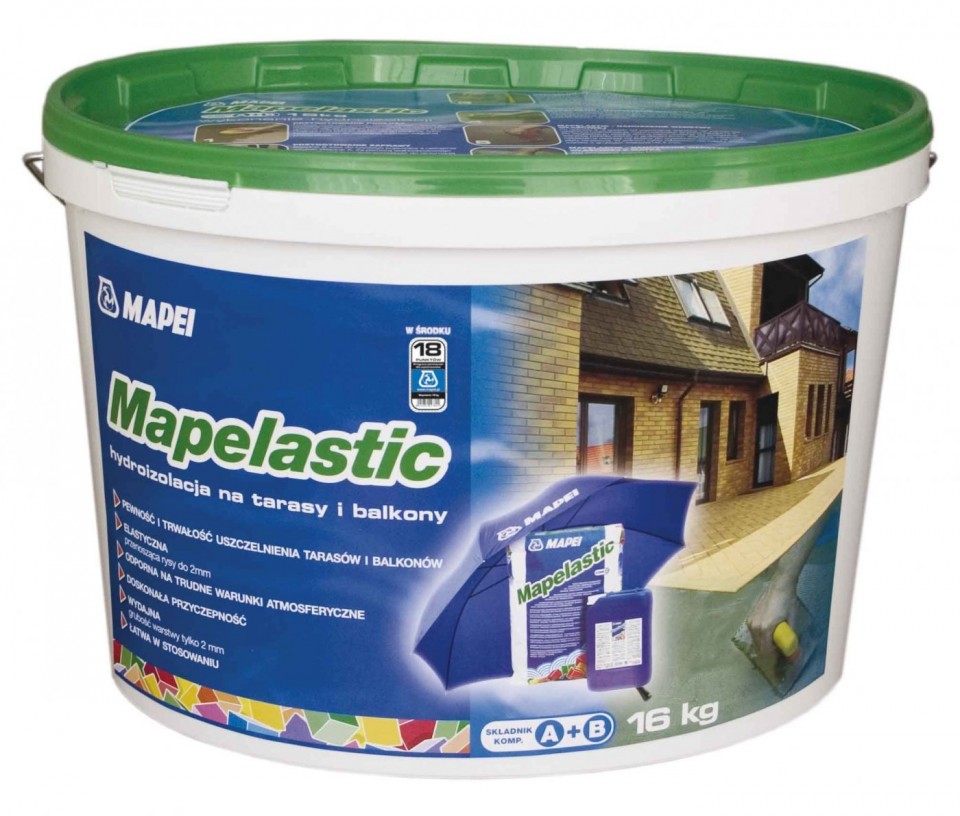 Mapei, Vzszigetel, Mapelastic ktkomponens, 16kg