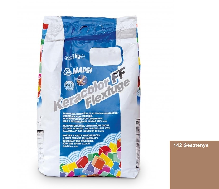Fug�z�, Mapei, Keracolor FF Flex Nr.142 Gesztenye, 5 kg