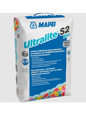 Mapei, Ultralite S2 Flex Kerámiaburkolat ragasztó (C2ES2) szürke 15 kg