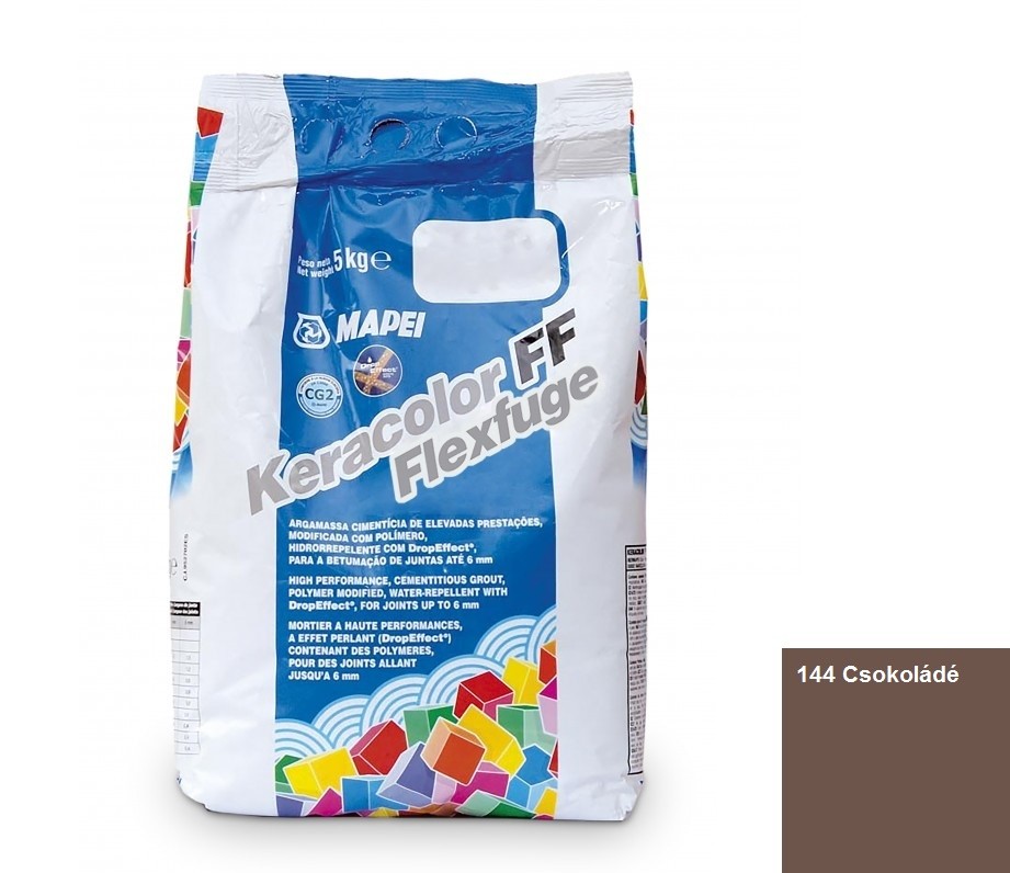 Fug�z�, Mapei, Keracolor FF Flex Nr.144 Csokol�d�, 5 kg