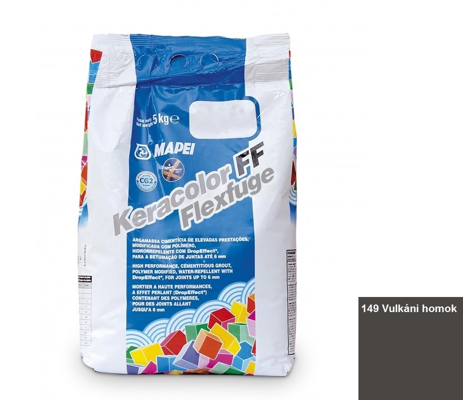 Fug�z�, Mapei, Keracolor FF Flex Nr.149 Vulk�ni homok, 5 kg