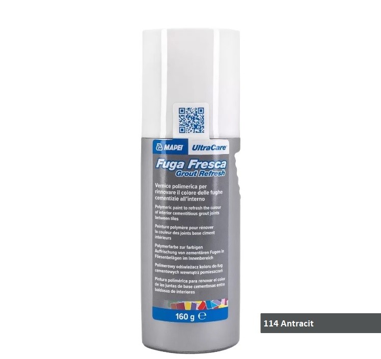 Mapei, Fuga Fresca, Fuga feljt Nr. 114 Antracit, 160 gr