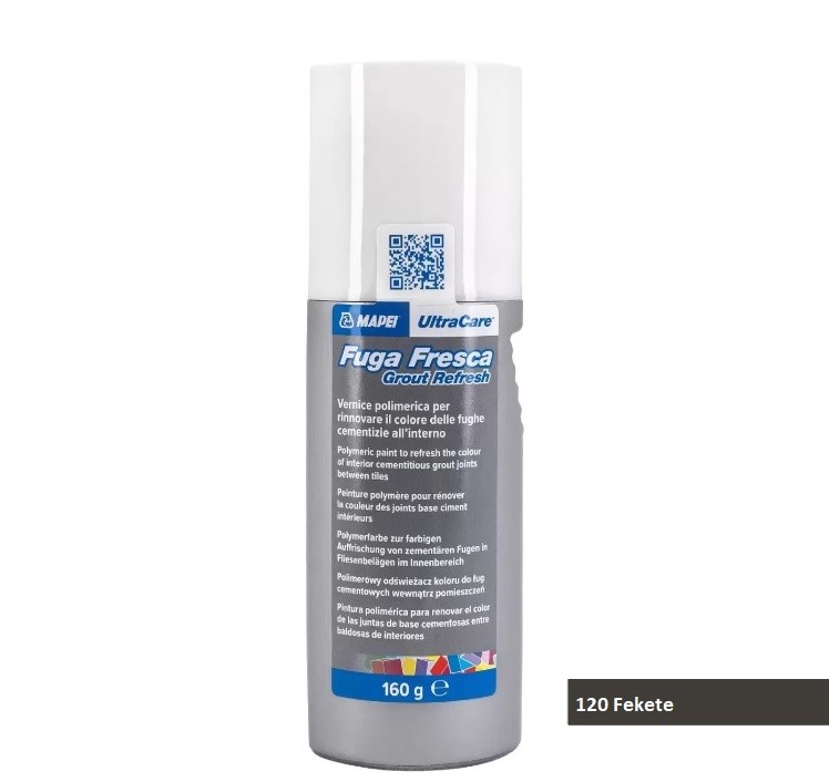 Fuga fel�j�t�, Mapei, Ultracare Fuga Fresca Nr.120 Fekete, 160 gr