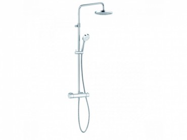 Kludi, Logo, Thermostat Dual Shower System 6809505-00, Termoszttos zuhanyrendszer, 1,60 m