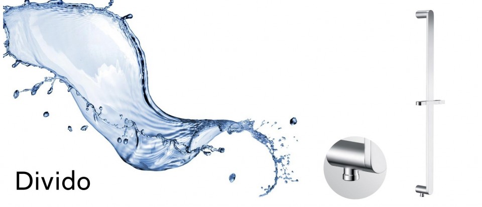 Wellis, Divido Water zuhanyoszlop, v�zcsatlakoz�ssal, WZ00092, 13*7,9*70 cm