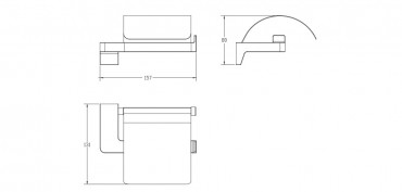 Wellis, Mamba, WC-pap�r tart�, matt fekete, WE00114 I.o.