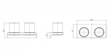 Wellis, Mamba, dupla poh�rtart�, fali, matt fekete, WE00113 I.o.