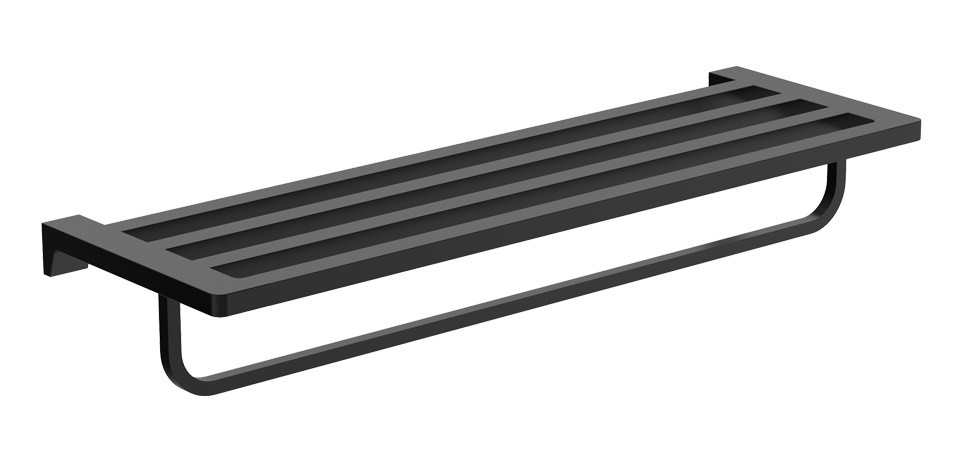 T�r�lk�z�tart�, Wellis, Mamba WE00118, polc, matt fekete, 60 cm