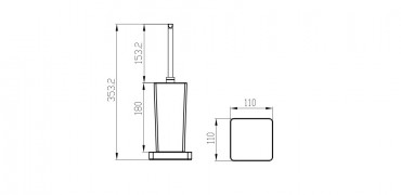 Wellis, Capri, WC-kefe tart, ll, krmozott fm/porceln, WE00131 I.o.