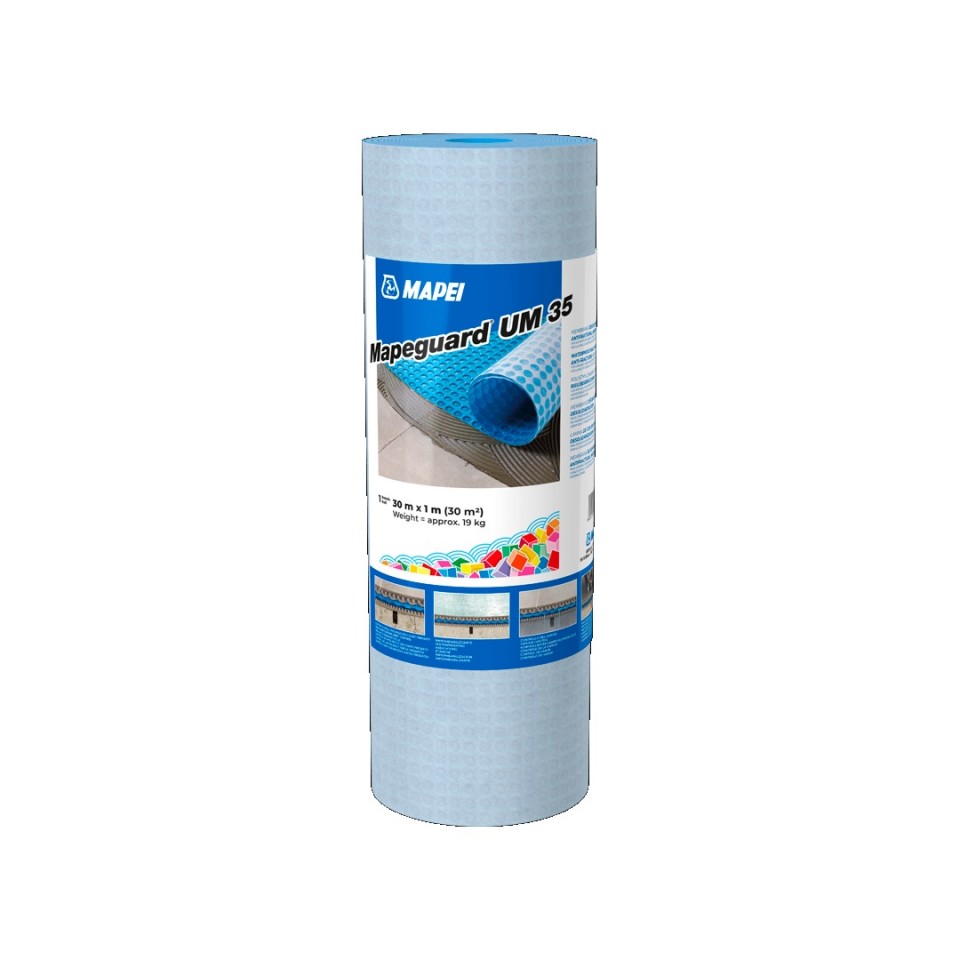 V�zszigetel�, Mapei, Mapeguard, UM 35, lev�laszt� �s t�r�sg�tl� membr�n, 1x30 m