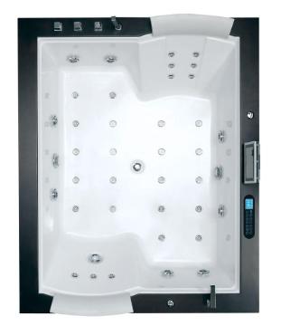 Wellis, Nera Maxi Alap Hydro hidromassz�zs k�d, csapteleppel, 185x150x72 cm