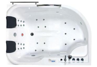 Wellis, Dublo E-Drive TOUCH Hydro hidromassz�zs k�d, csapteleppel, 180x130x62 cm