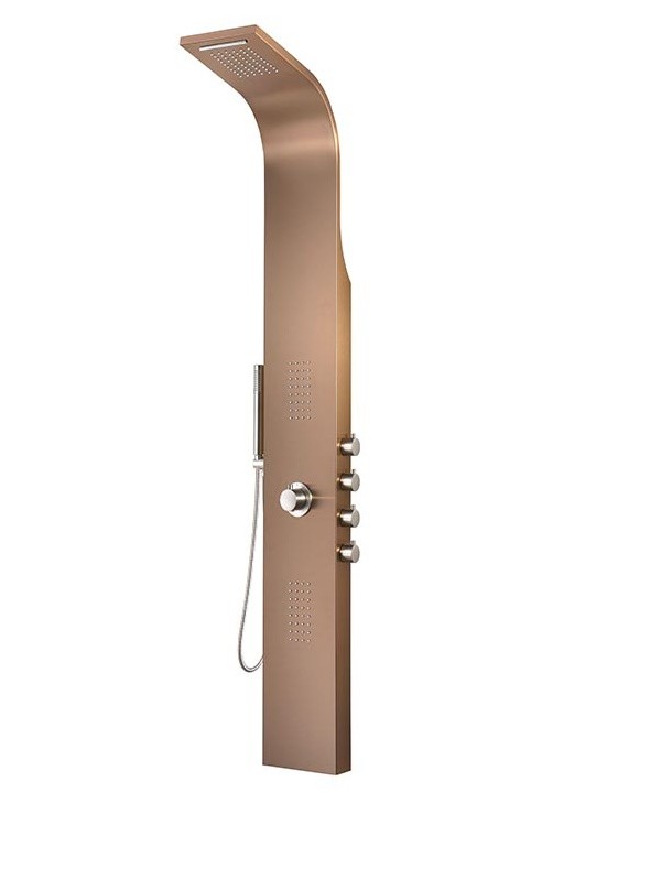 Wellis, Mona termoszt�tos zuhanypanel, bronz sz�n�