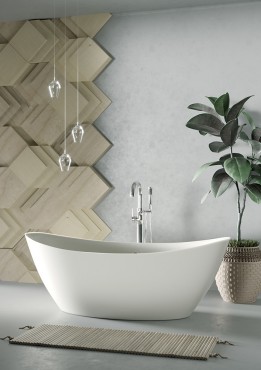 Wellis, MyLine Arezzo White t�rben �ll� k�d, 180x87 cm WK00122