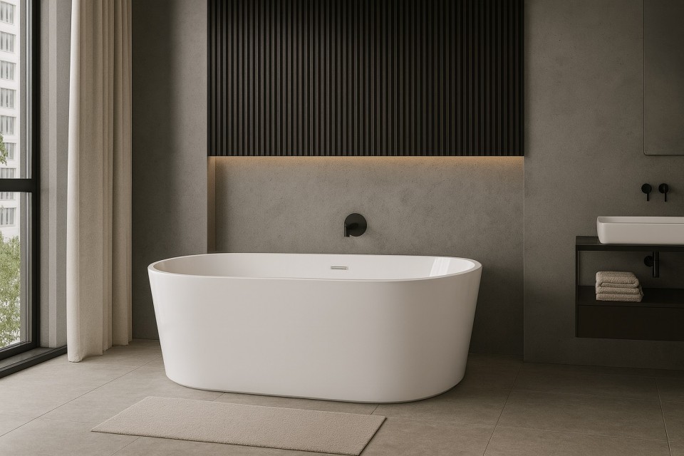 BLN, Milona szabadon �ll� f�rd�k�d, 170x80x60 cm