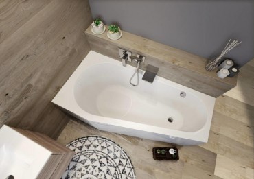 Riho, Delta Plug&Play aszimmetrikus kd, B 150 cm BD41