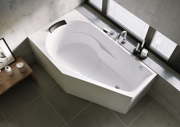 Riho, Delta Plug&Play aszimmetrikus kd, Balos 160 cm BD43