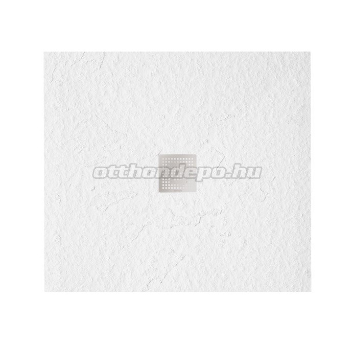 Zenon, Smart SL Nieve 80x80 cm feh�r m�m�rv�ny zuhanyt�lca szifonnal �s inox lefoly�fed�vel 75363