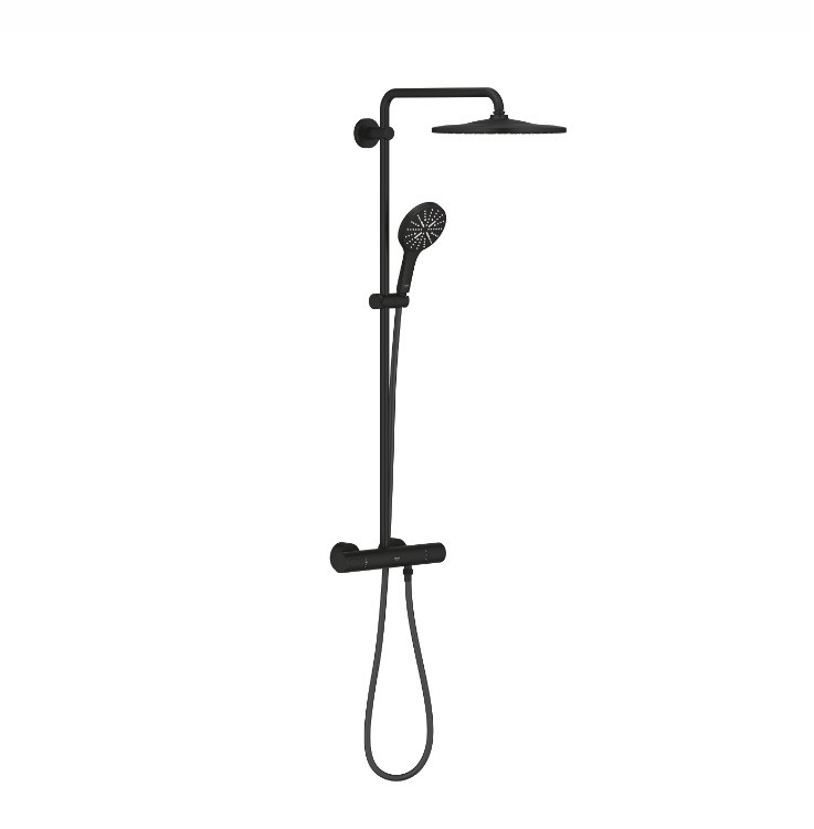 Grohe, Rainshower Smartactive 310, termoszt�tos Zuhanyrendszer, phantom black 22119KF0