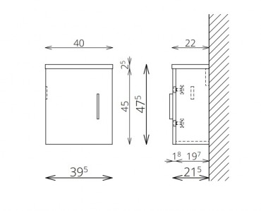 F�rd�szobab�tor, als�szekr�ny mosd�val, tBoss, Lux 40