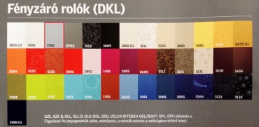 Velux, Bels fnyzr rol, DKL F06 1705, vilgos szrke